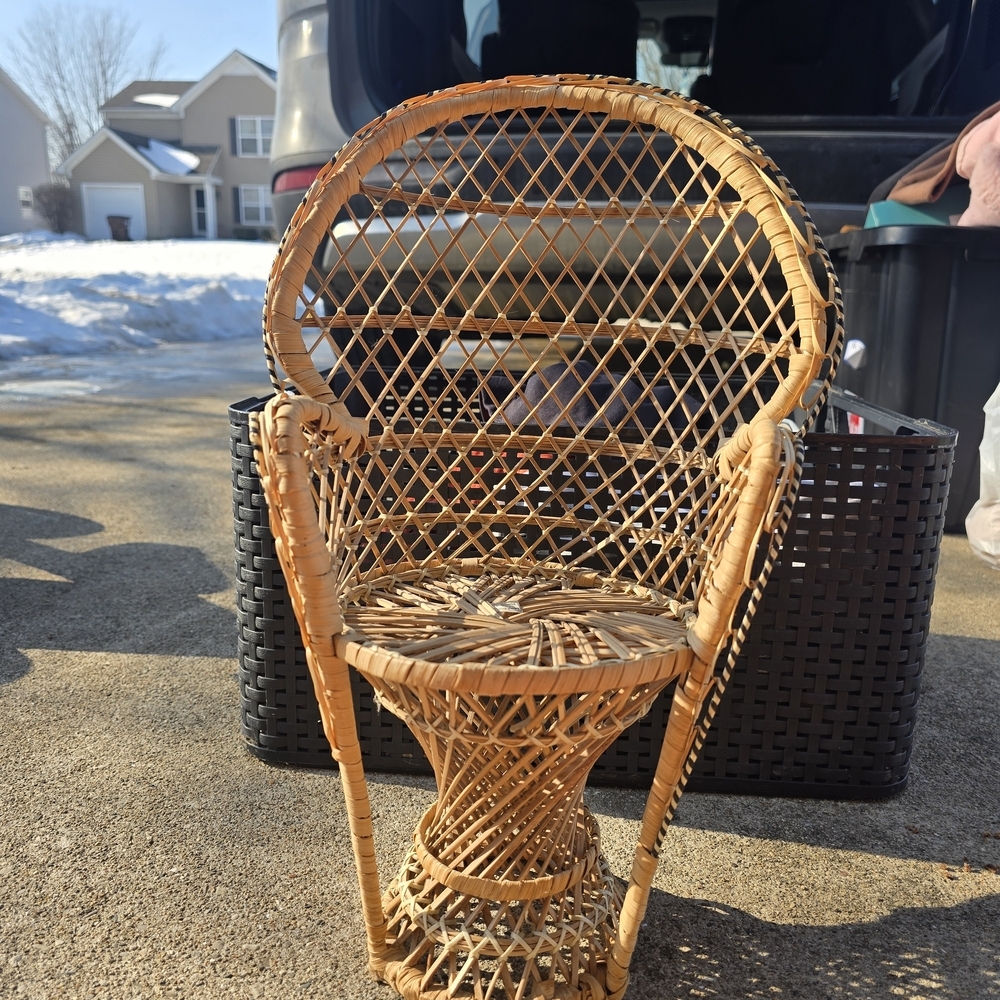 Wicker Doll Chair